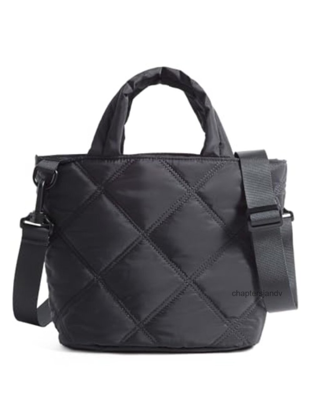 Quilted Puffer Crossbody Bag Lightweight Nylon Tote Purse